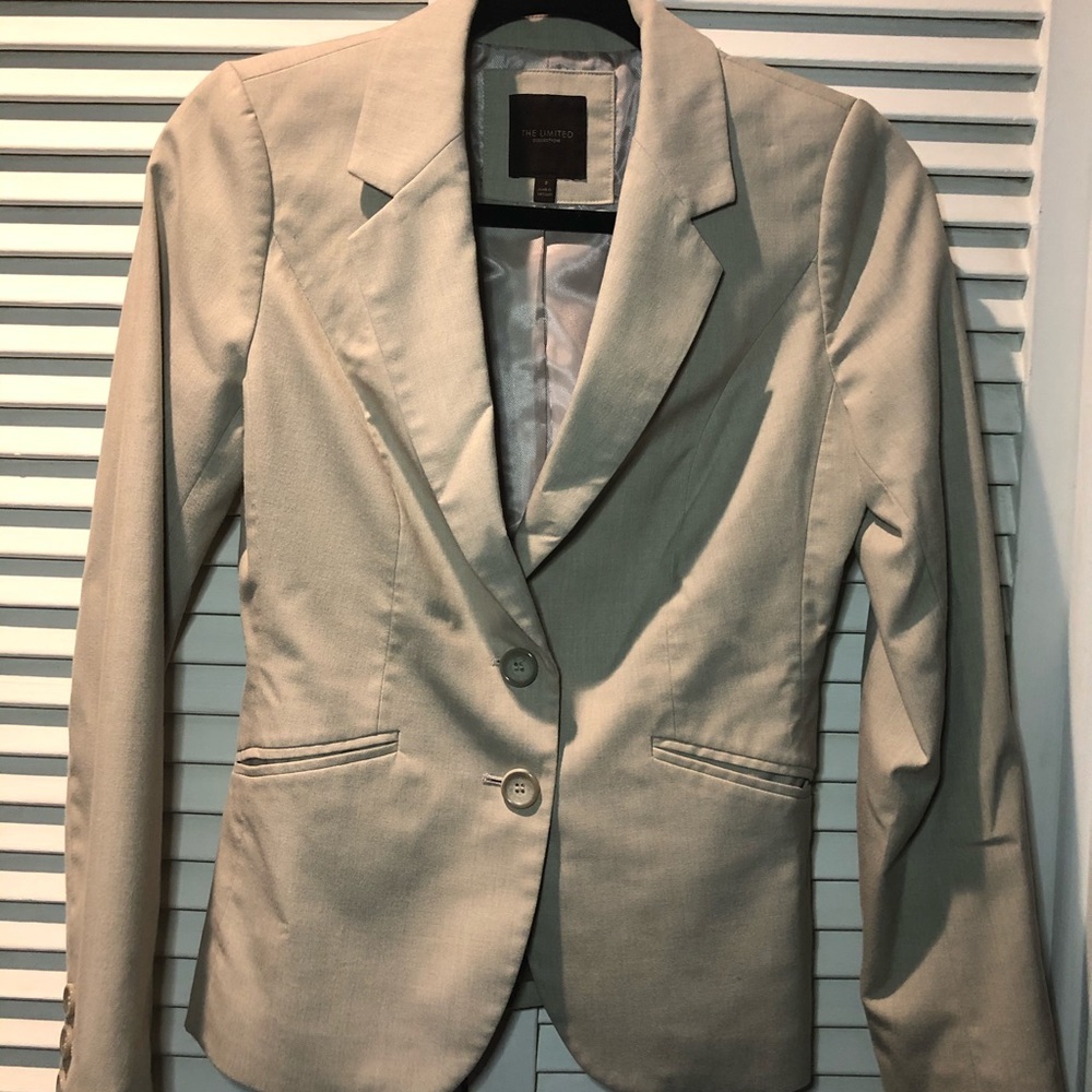 The Limited Tan Blazer/Jacket